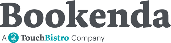 Bookenda, a TouchBistro company — the transitional endorsed lockup